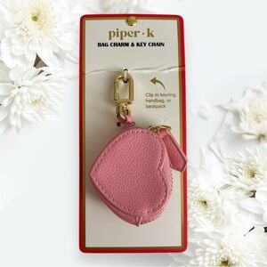 NEW Piper K Heart Bag Charm